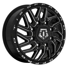 TIS 544BM Dually Front 20X8.25 8X210 ET+127 Gloss Blk/Milled Accents (Qty of 1) picture