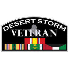 Desert Storm Veteran Decal/Sticker Car Window 7