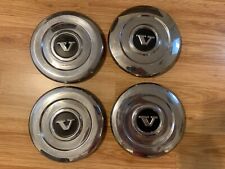 4 set Volvo 240 DL Stainless 1 Piece Hub Cap 242 244 245 Hubcap Center 1975-1984 picture