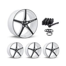Wheel Rims Set with Black Lug Nuts Kit for 90-96 Chevrolet Lumina APV P813541 17 picture