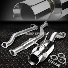 FOR CIVIC Si EP3 K20A3 BOLT-ON STAINLESS CATBACK EXHAUST MUFFLER 4