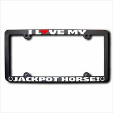 I Love My JACKPOT Horse Frame w/REFLECTIVE TEXT picture