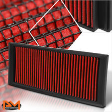 For 09-17 VW Jetta/Passat/Tiguan Reusable Multilayer High Flow Air Filter Red picture