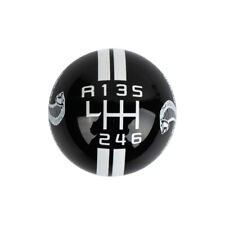 NEW Ford Mustang Shelby GT500 Stick Shift Knob 6 Speed-L Lever Resin Black-White picture