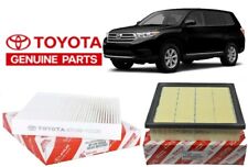 Genuine Toyota Highlander 11-19 Air and Cabin Filter 87139-YZZ08 & 17801-YZZ11 picture