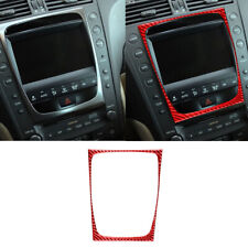 Red Carbon Fiber AC Air Conditioning Panel Trim For Luxus GS 2006-11 Accessories picture