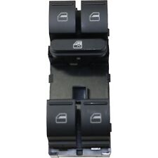 Window Switch For 2004-2010 Volkswagen Touareg Black Front Driver Side picture