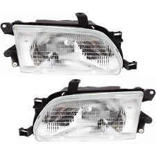 Headlight Set For 95-96 Toyota Tercel Left and Right With Bulb 2Pc picture