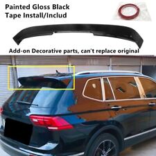 Tailgate Rear Roof Spoiler Wing Gloss Black For 2018-2023 VW Tiguan R-Line Style picture