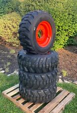 4 New Skid Steer Tires/Wheels/Rims for R-Series Bobcat S76, S66, 14 Ply picture