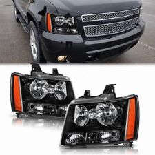 Headlight Assembly for 2007-2014 Chevy Tahoe Suburban Avalanche Black Housing picture