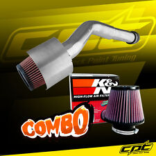 For 05-10 Jeep Grand Cherokee 3.7L V6 Polish Cold Air Intake + K&N Air Filter picture