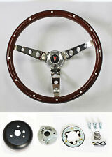67-68 Grand Prix GTO Firebird Le Mans Wood Steering Wheel Rivets High Gloss 15