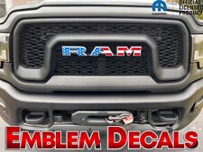 RAM 2500 REBEL Grill Emblem Decals 2023 2024 USA picture