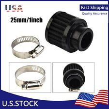 Universal 25mm,Car Air Filter For Motorcycle Cold Air Intake High-Flow Vent New picture