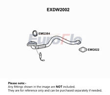 Exhaust Pipe fits CHEVROLET KALOS T200 1.4 Front 03 to 08 EuroFlo Quality New picture