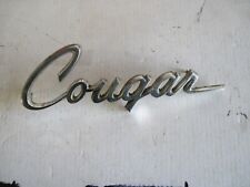 Mercury Cougar fender trunk lid emblem picture