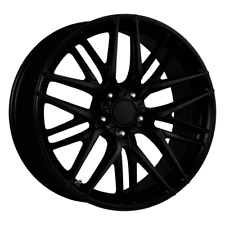 1 New Flat Black Full Painted 18X8 35 5-112 Drag DR-77 Wheel picture