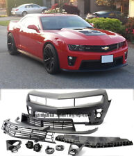 Real ZL1 Style Front Bumper For Camaro 10-13 with Fog Light Lamp Grille Full set picture