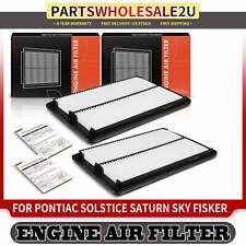 2pcs Engine Air Filter for Pontiac Solstice 06-09 Fisker Karma 2012 Saturn Sky picture
