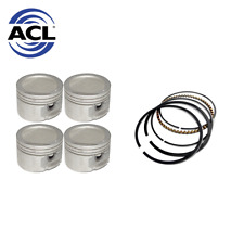 Piston & Ring Set 010” FOR Daewoo 1.5i Cielo 1994-1998 1.5 G15MF SOHC 8V ACL picture