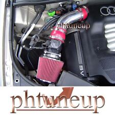 1994-2001 AUDI A4 A6 QUATTRO CABRIOLET 2.8 2.8L V6 AIR INTAKE KIT SYSTEMS RED picture