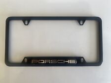original Porsche license plate frame picture