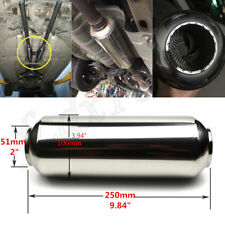 Stainless 51mm Car Exhaust Middle Connector Tornado Muffler Downpipe DB Silencer picture