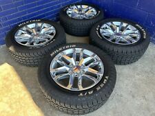 20” inch GMC Sierra AT4 Polish OEM Factory Wheels with All Terrain Tires Yukon picture