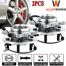 2Pcs Front Wheel Bearing &Hub Assembly Fit Ford F150 Lincoln Mark LT w/ ABS 4WD picture