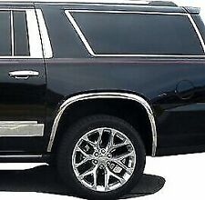 FENDER TRIM FOR 07-14 Chevy Suburban Avalanche Yukon XL Stainless Steel Flares picture