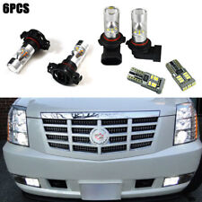 6Packs LED Fog Driving DRL Light Bulbs Combo For 2007-14 Cadillac Escalade US picture