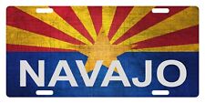 Arizona State Flag License Plate Patriotic Version Navajo picture