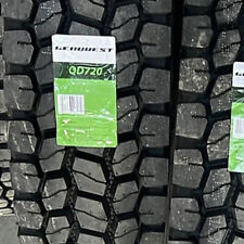 4 Tires Geoquest QD720 11R24.5 Load H 16 Ply Drive Commercial picture
