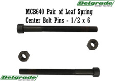 Heavy Duty Pair of Leaf Spring Center Bolt Pins - 1/2 x 6 (2 Pack) picture
