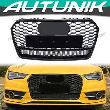 For 2016 2017 2018 Audi A7 S7 Front Honeycomb Black Grill RS7 Grille picture