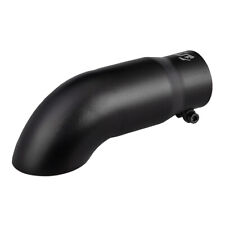 Exhaust tip 2.5'' Inlet Black Coated Stainless Steel Turn Down 2.5ID x 3OD x 9L picture
