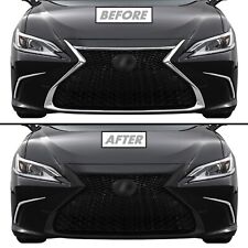 Chrome Delete Blackout Overlay for 2019-23 Lexus ES 250 350 F Sport Grill Trim picture