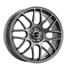 1 New Charcoal Gray Full Painted 17X7.5 42 4-100/114.30 Drag DR-34 Wheel picture