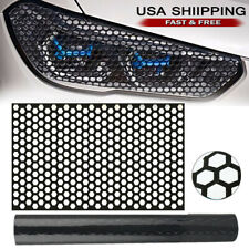 Car Rear Tail Light Cover Black Honeycomb Sticker Tail-lamp Decal Accessories picture