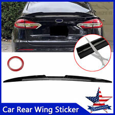 For Ford Fusion Mondeo 2013-2020 Rear Trunk Spoiler Lip Roof Tail Wing Gloss Blk picture