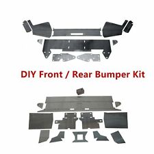 DIY Front Winch Bumper / Rear Bumper Kit Metal for 1984-2001 Jeep Cherokee XJ picture