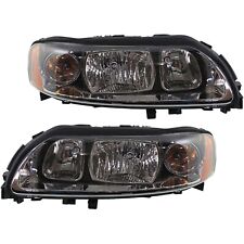 Headlight Set For 2005-2009 Volvo S60 Left and Right Headlamp With Bulb 2Pc picture