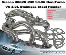 For 90-96 Nissan 300ZX Z32 Fairlady Z N/A Non-Turbo Stainless Exhaust Header Kit picture