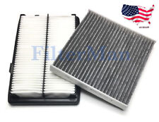 2 PC SET CARBONIZED Cabin + Engine Air Filter for ACURA RDX 2013-2018 Fast Ship picture