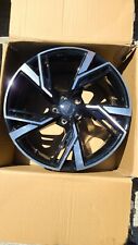 AUDI RS STYLE RIMS BLACK /SILVER WHEELS FITS A4 A6 A7 S4 S5 RS5 Q5 19X8.5 5X112 picture