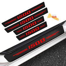 4x For Ram 1500 Truck Cab Accessories Door Sill Step Plate Scuff Cover Protector picture