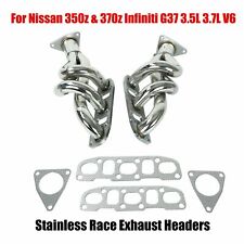Headers For Nissan 350z & 370z Infiniti G37 3.5L 3.7L V6 3.5 3.7 Stainless Steel picture