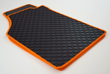 $$$ Rubber Mats for Ford Streetka + RAND ORANGE + Rubber - Floor Mats + NEW $$$ picture