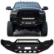 Vijay For 2019-2023 5th Gen RAM 2500 3500 Front Bumper w/Winch Plate & LED Light picture